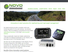 Tablet Screenshot of novoinnovation.co.nz